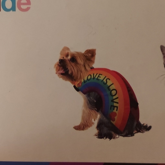 Cute Dog costumes Rainbow 🌈 1 XL Left - Picture 2 of 8